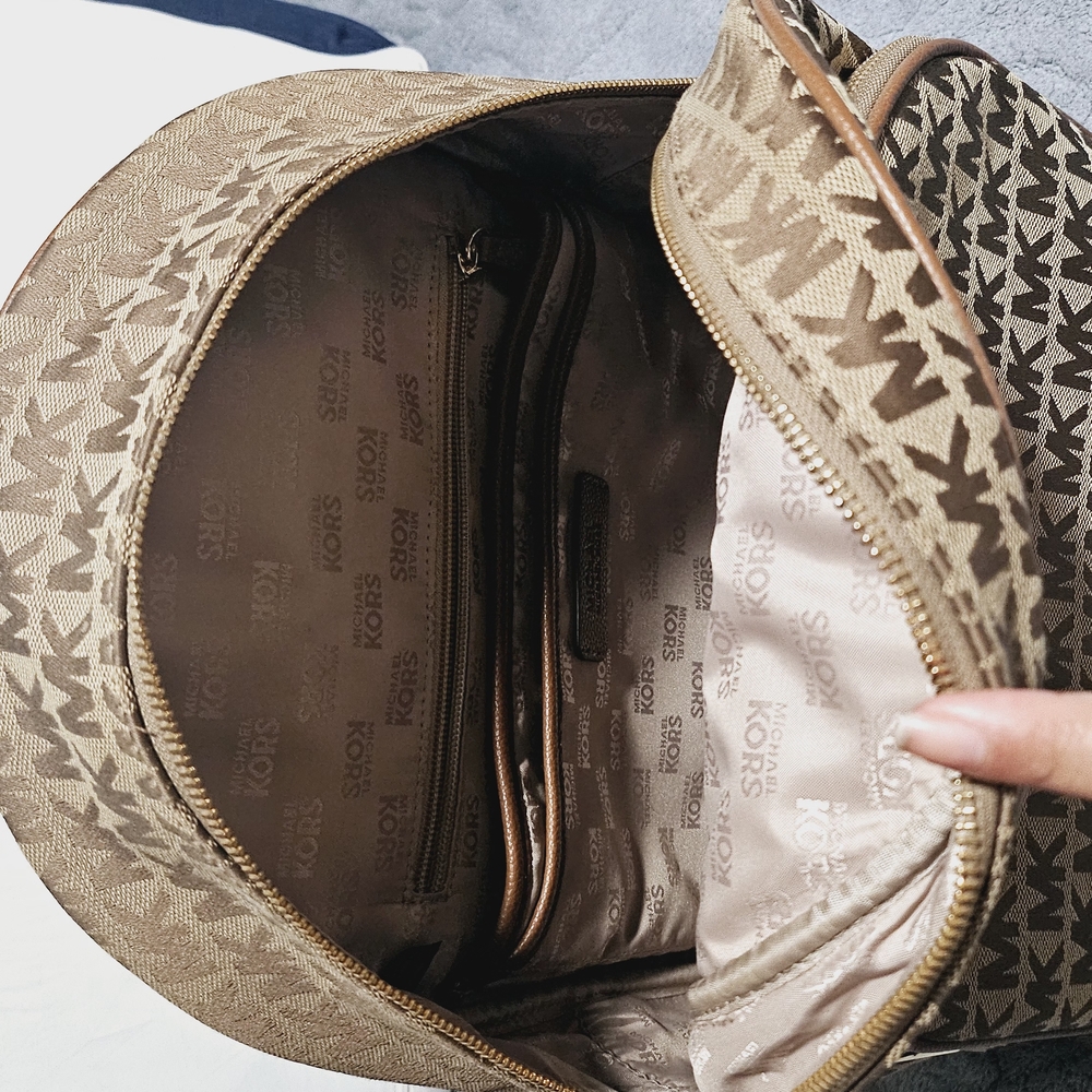 Michael Kors Brown Backpack - Picture 3 of 3